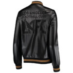 MLS Los Angeles Football Club Black Leather Jacket