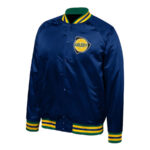 MLS Team LA Galaxy Navy Blue Satin Jacket