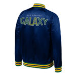 MLS Team LA Galaxy Navy Blue Satin Jacket