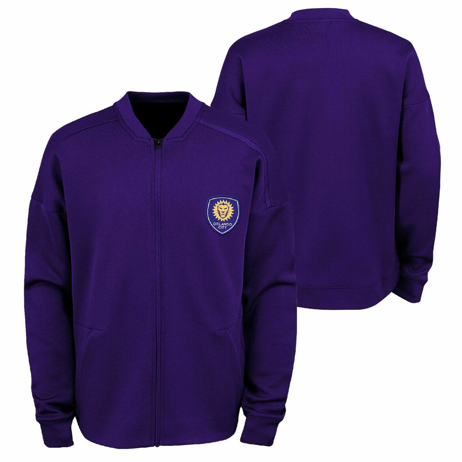 MLS Team Orlando City SC Purple Wool Jacket (1) MLS Team Orlando City SC Purple Wool Jacket
