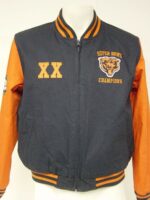 NFL Chicago Bears Navy And Orange Bomber Jacket