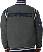 NFL Dallas Cowboys Gray Wool Jacket
