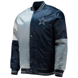 NFL Dallas Cowboys Multicolor Satin Jacket