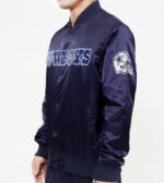 NFL Team Blue Dallas Cowboys Satin Jacket