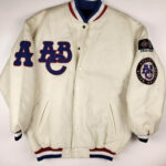NLBM Team Atlanta Black Crackers White Wool Jacket