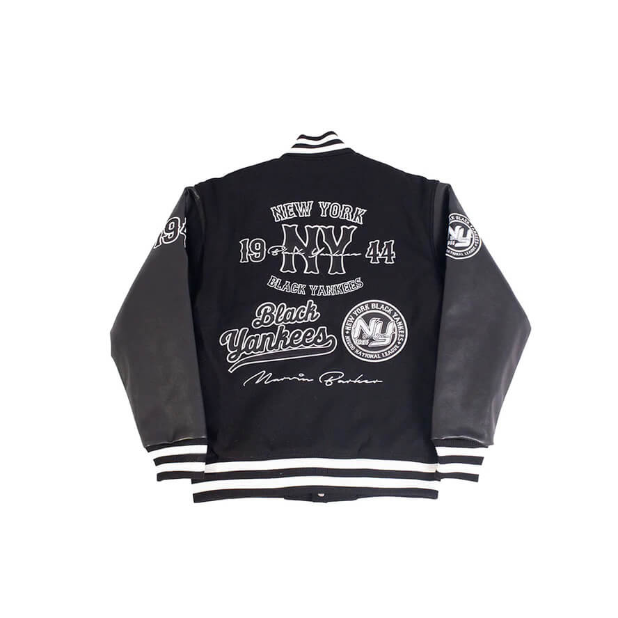 NLBM Team New York Black Yankees Varsity Jacket - Maker of Jacket