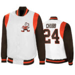 Nick Chubb NFL Cleveland Browns Satin Jacket