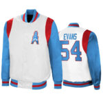 Rashaan Evans NFL Houston Oilers Satin Jacket