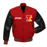 Red Black NLBM Philadelphia Stars Varsity Jacket