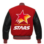 Red Black NLBM Philadelphia Stars Varsity Jacket