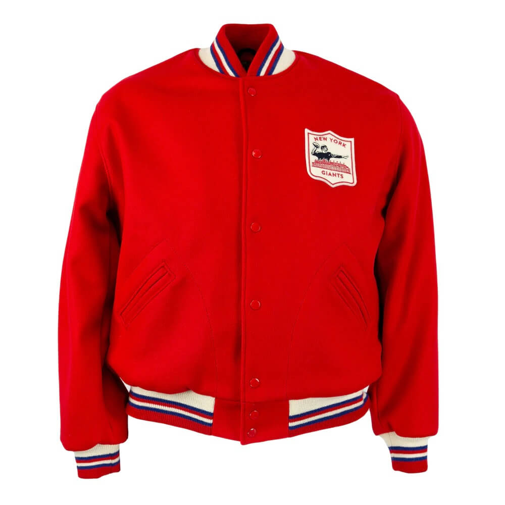 red new york giants jacket