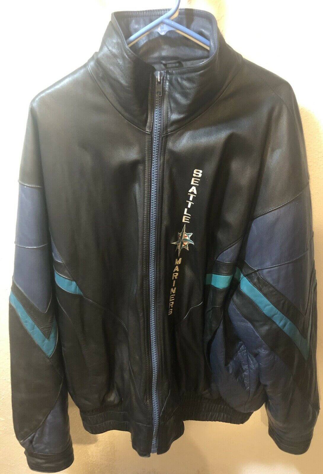 Seattle Mariners Baseball Pro Player MLB Leather Jacket Maker of Jacket