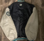 Seattle Mariners Black Diamond Collection Satin Jacket