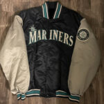 Seattle Mariners Black Diamond Collection Satin Jacket