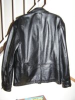 Seattle Mariners Black Full Zip Leather Jacket