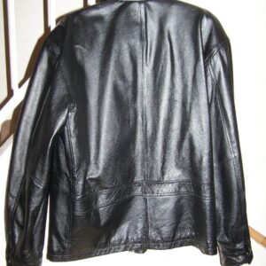 Seattle Mariners Black Full Zip Leather Jacket