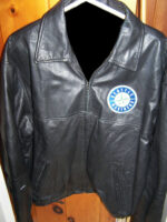 Seattle Mariners Black Full Zip Leather Jacket