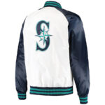 Seattle Mariners Clean Up Hitter Full Snap Satin Jacket
