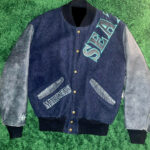 Seattle Mariners MLB DeLong Varsity Baseball Jacket