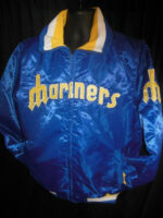 Seattle Mariners MLB Front Zipper Satin Jacket
