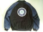 Seattle Mariners Suede Leather Carl Banks Jacket