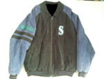 Seattle Mariners Suede Leather Carl Banks Jacket