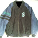 Seattle Mariners Suede Leather Carl Banks Jacket