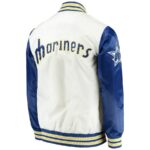 Seattle Mariners White The Legend Satin Jacket