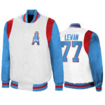 Taylor Lewan NFL Houston Oilers Satin Jacket