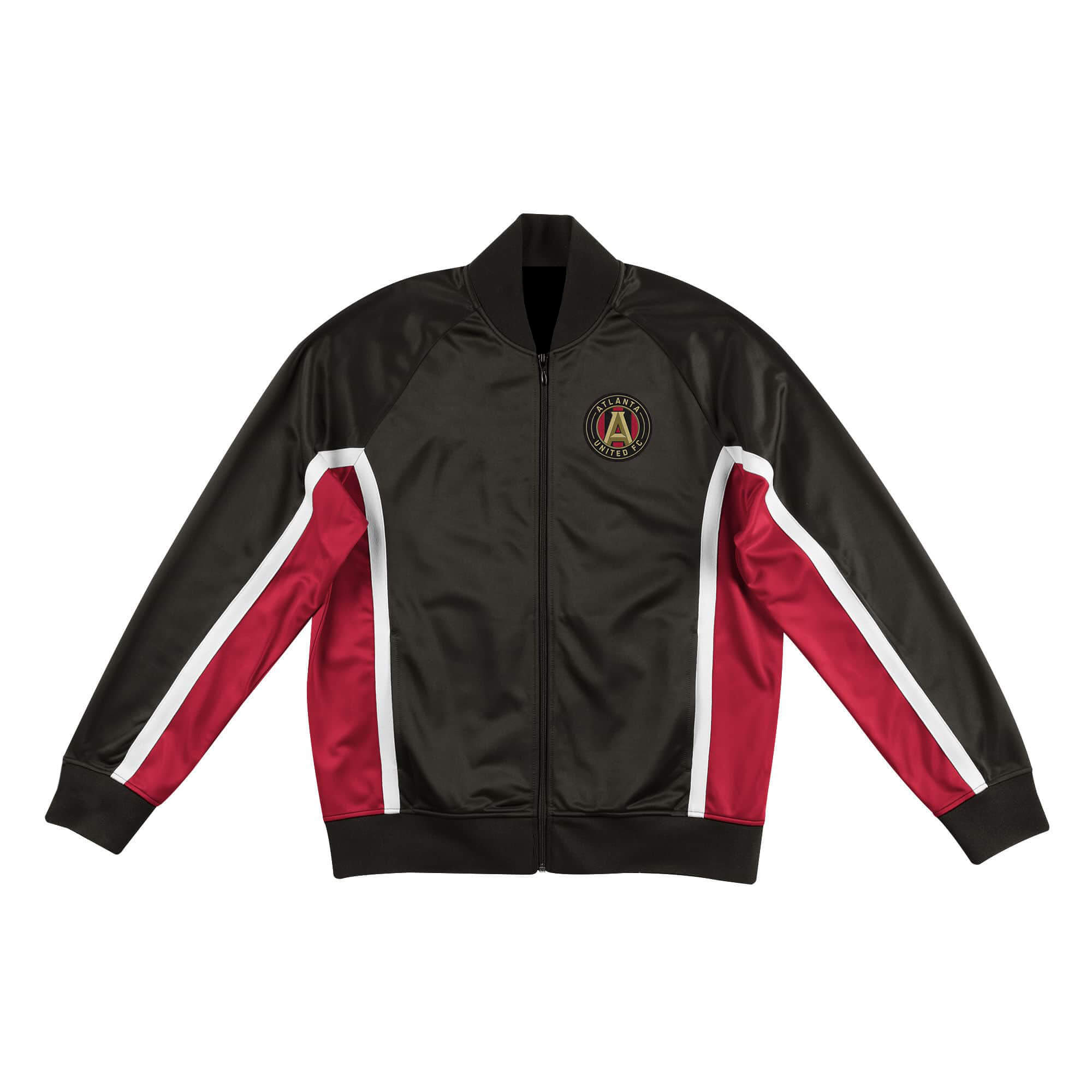 Tricolor Atlanta United FC MLS Team Satin Jacket (1) Tricolor Atlanta United FC MLS Team Satin Jacket