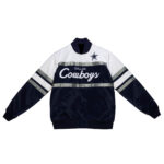 Tricolor NFL Team Dallas Cowboys Satin Jacket