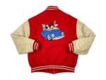 Vintage Disney Red Mickey Mouse Varsity Jacket