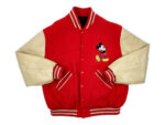 Vintage Disney Red Mickey Mouse Varsity Jacket
