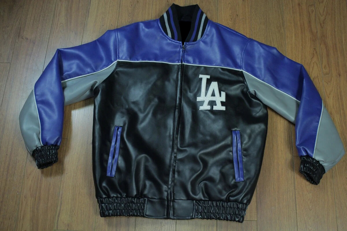 Maker of Jacket Fashion Jackets Vintage MLB Los Angeles Dodgers Leather
