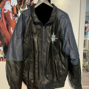Vintage Pro Player Seattle Mariners Leather Jacket