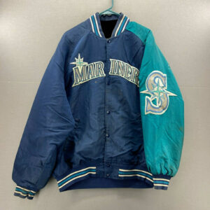 Vintage Seattle Mariners Diamond Satin Jacket