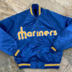 Vintage Seattle Mariners Satin Baseball Jacket