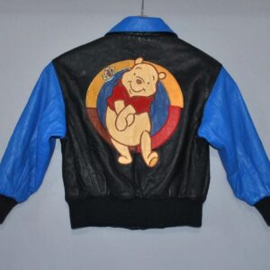 Winnie The Pooh 100 Acre Disney Leather Jacket