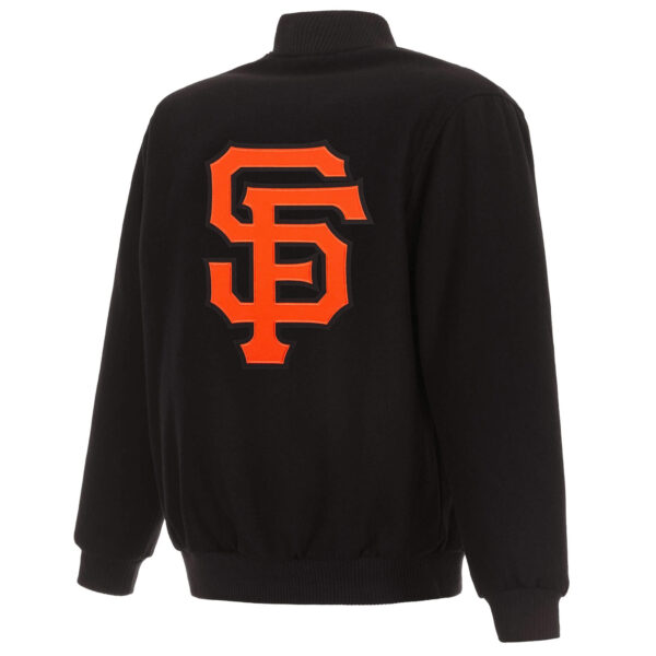 Black MLB San Francisco Giants Wool Jacket