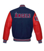 Blue Red MLB Los Angeles Angels Varsity Jacket