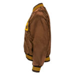 Brown San Diego Padres MLB Satin Jacket