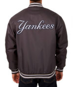 Charcoal New York Yankees MLB Polyester Jacket