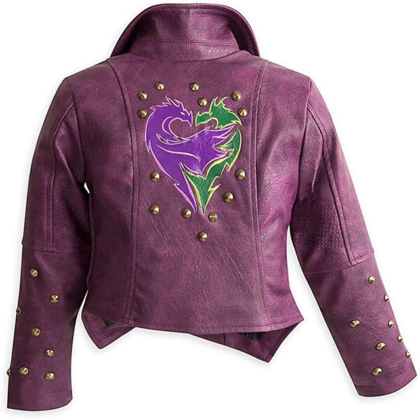Disney Descendants Purple Moto Studded Leather Jacket