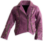 Disney Descendants Purple Moto Studded Leather Jacket