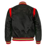 MLB Atlanta Braves Black Satin Jacket