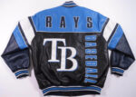 MLB Baseball Team Tampa Bay Rays Leather Jacket