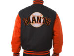 MLB Black Orange San Francisco Giants Wool Jacket