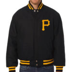 MLB Black Pittsburgh Pirates Wool Jacket