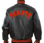 MLB Black San Francisco Giants Leather Jacket