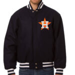 MLB Houston Astros Navy Wool Jacket